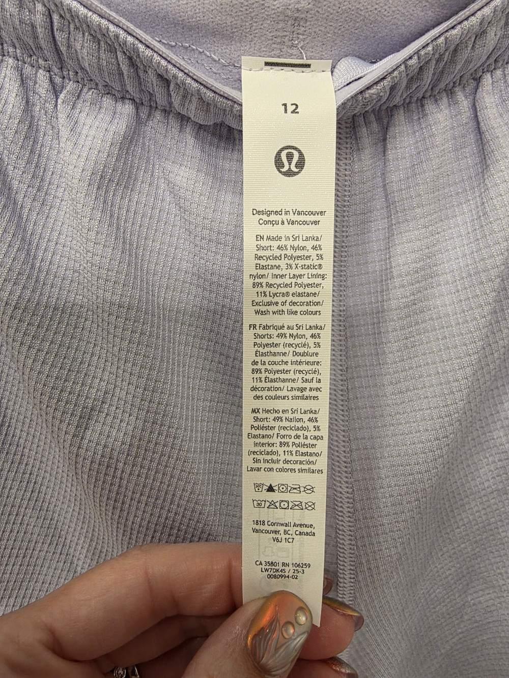 Lululemon Swiftly Mid-Rise Short 3" Size 12 - Picture 4 of 7